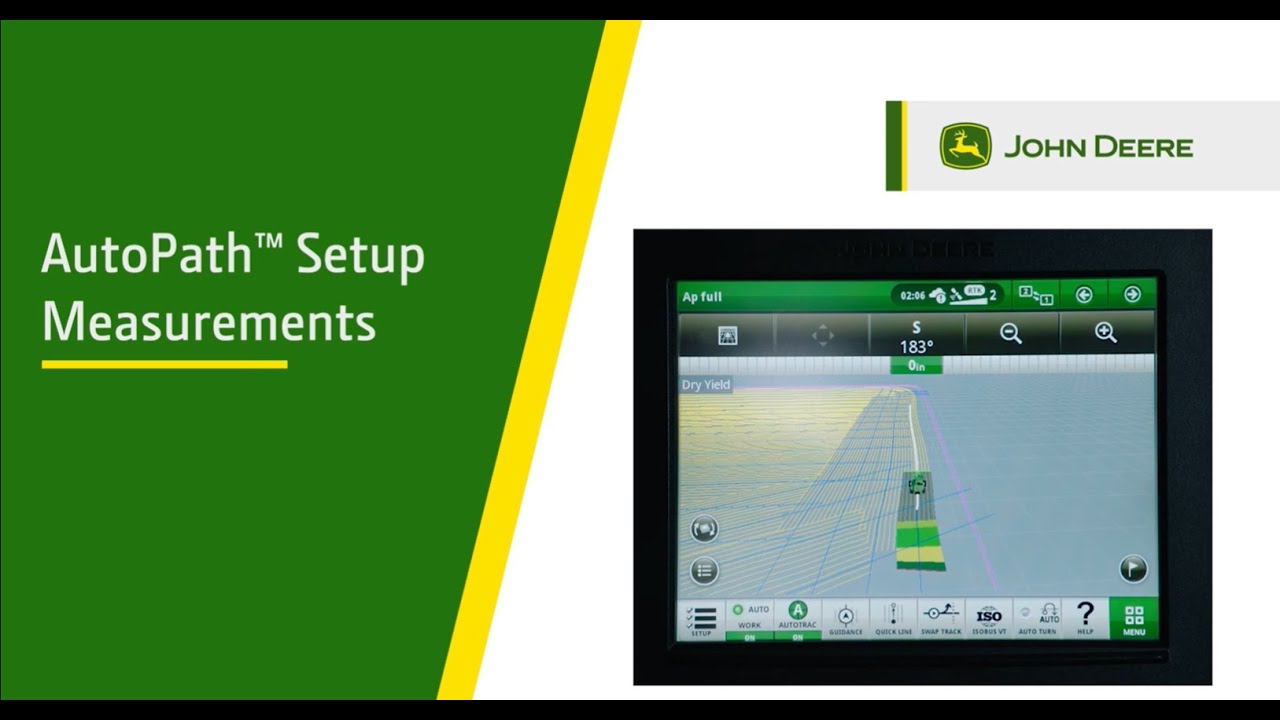 How to Set Up Measurements in AutoPath™ | John Deere Precision Ag