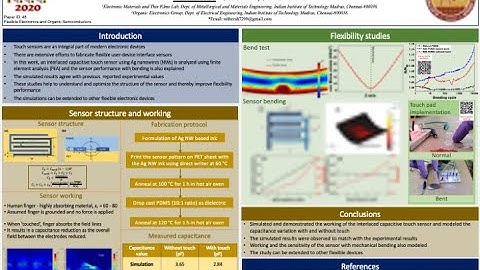Finite Element Modelling of a Flexible Touch Sensor