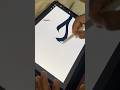 Arabic Calligraphy Tutorial in ipad #art #arabiccalligraphy #shorts #painting Mp3 Song