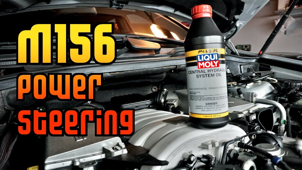 Mercedes 63 AMG M156 V8 Power Steering Fluid Flush + New Reservoir
