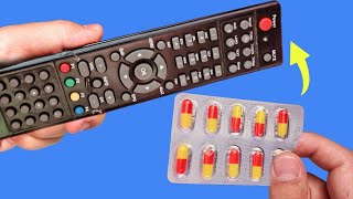 Take a Common Empty Pill Pack and Fix All Remote Controls in Your Home! How to Repair TV Remote!