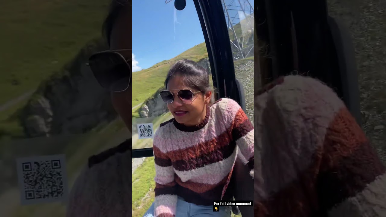 Switzerland mt titlis cable car in july 