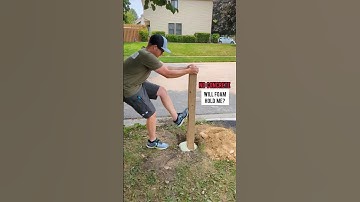 Testing If Foam Post Breaks?