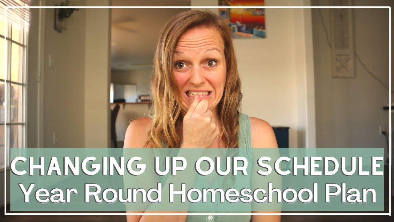 *NEW* YEAR ROUND HOMESCHOOL SCHEDULE | Homeschool Schedule for the Year ...