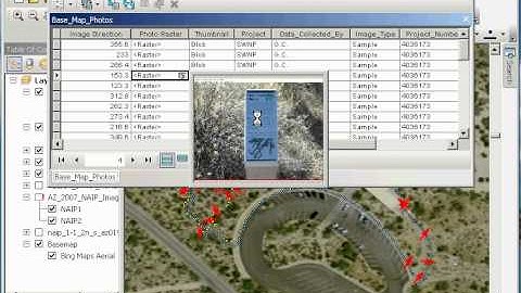 Exploring an image embedded feature-class created with Wind Image For Esri ArcMap Version 2.0