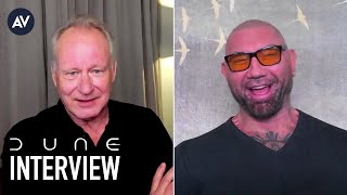 Dune Interview: Dave Bautista and Stellan Skarsgård on playing the terrifying Harkonnens