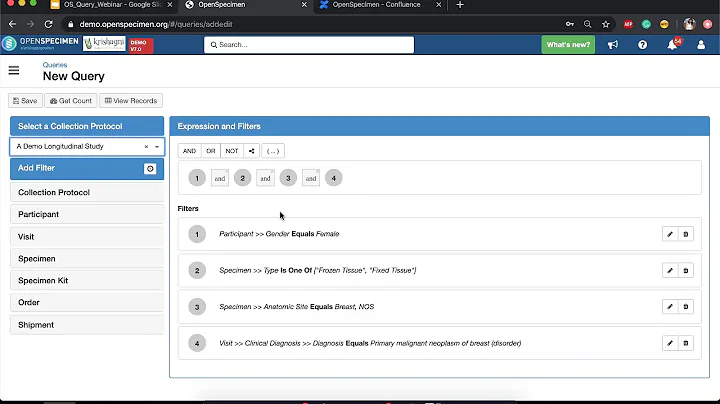 OpenSpecimen Training: Reporting