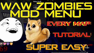 Cod Zombies MOD MENU EVERY MAP! [EASIEST TUTORIAL] [PC]