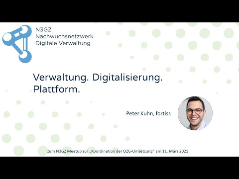 N3GZ-Meetup zur Koordination der OZG-Umsetzung