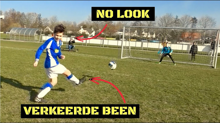 NO LOOK MET VERKEERDE BEEN ⚽️