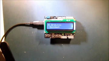 DFRobot LCDKeyPad Shield Test 1