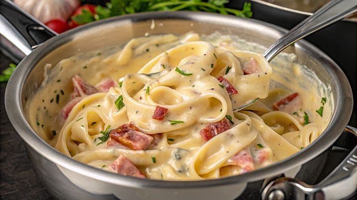 How to make carbonara in 10 minutes!  Perfect pasta every time!
