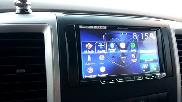 Pioneer AVH X5800BHS Customize Home screen