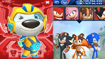 Sonic Dash 2 VS Talking Tom Hero Dash - Super Hank - Gameplay - Android, iOS - Lilu