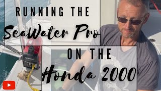 Running the watermaker on a portable generator | Sailing Luna Sea | S4 E 4 | Seawater Pro | Offgrid