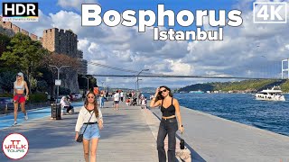 Walking Tour on the Bosphorus, Istanbul | 4K HDR