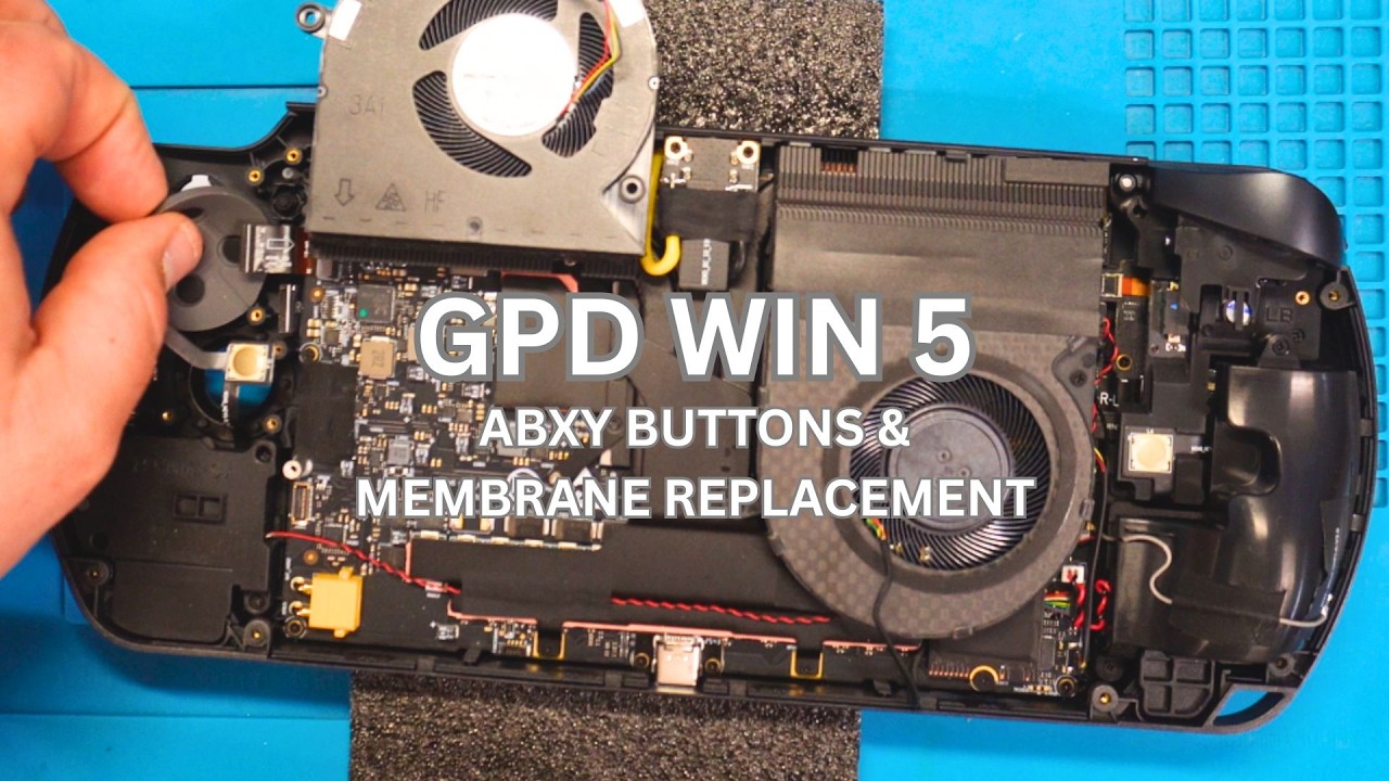 GPD WIN 5 ABXY Button & Membrane Replacement Guide 🛠️🎮 - YouTube