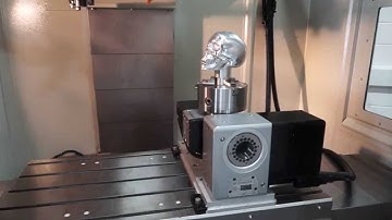 Lehmann 5 axis CNC rotary table on an XYZ machining centre