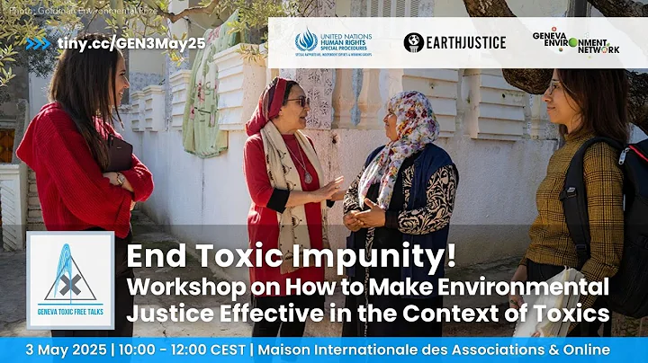 End Toxic Impunity! | Workshop on How to Make Environmental Justice Effective in Context of Toxics
