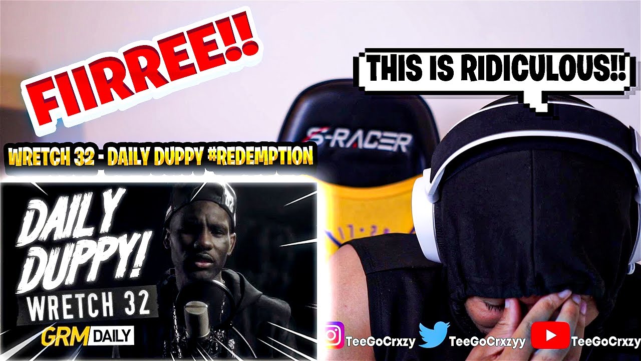 UK WHAT UP🇬🇧!!! Wretch 32 - Daily Duppy S:03 EP:01 #Redemption [GRM Daily] (REACTION)