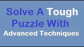 Sudoku Primer 352 - Just a Tough Puzzle