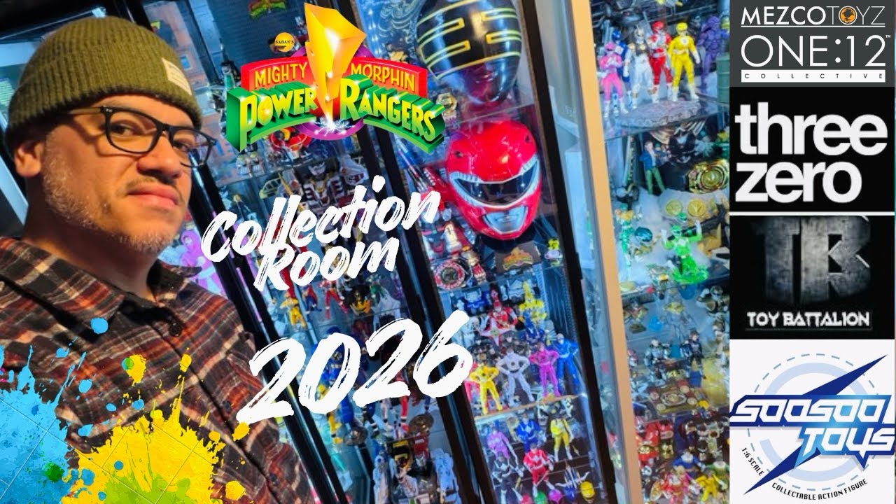 Mighty Morphin Power Rangers - Collection Room Tour 2026 - YouTube
