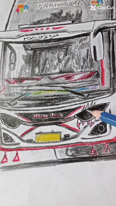 menggambar bus skar style wulan jaya 😎🤙🏻🔥#menggambarbus #busskarstyle #busbasuri #busmania