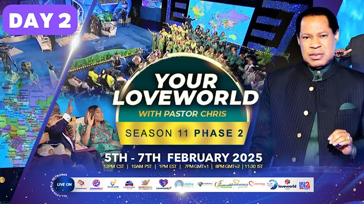 LIVE: YOUR LOVEWORLD SPECIALS WITH PASTOR CHRIS SEASON 11 PHASE 2 DAY 2 | FEBRUARY 6 2025