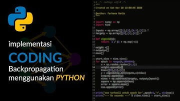 Implementasi Coding Backpropagation menggunakan Python
