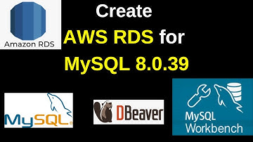 Create AWS RDS for MySQL 8.0.39 and connect using MySQL Workbench and dbeaver in 12 minutes
