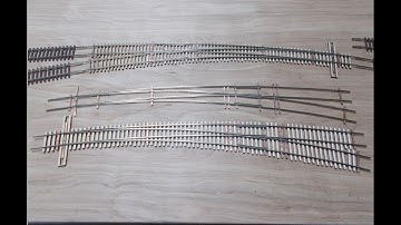 Curved turnouts now available