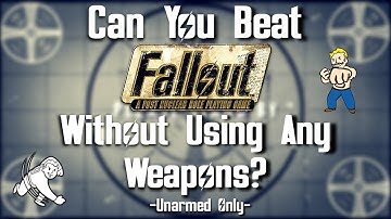 Can You Beat Fallout Without Using Any Weapons? (Unarmed Only?)