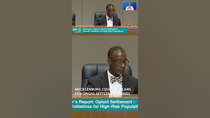 #MecklenburgCountyNC leaders discuss plans for #opioid settlement funds #wcnc #shorts
