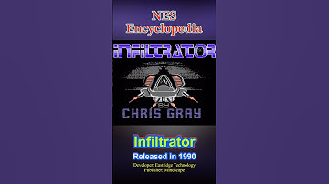 Infiltrator - Released 1990 - NES Encyclopedia #NESencyclopedia #nes #retrogaming #retro #nesgames