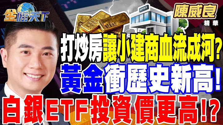 【精華】打炒房讓小建商血流成河？小宅.兩房成主流！？ 黃金衝歷史新高！白銀ETF投資價更高！？ #陳威良 @tvbsmoney 20240920