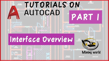 Part 1 | Tutorials on Autodesk AutoCAD 2020 | Interface Overview | @MiningWorld