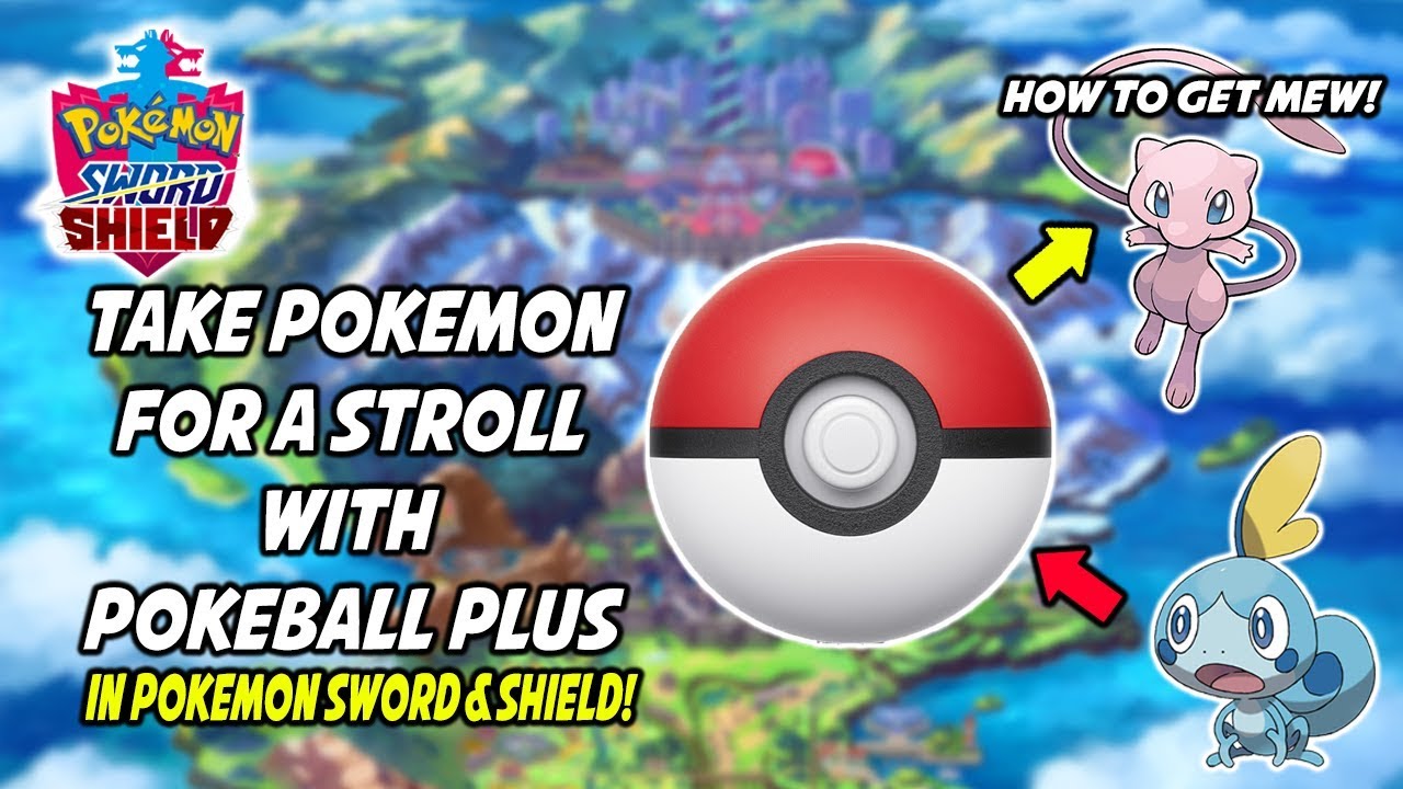 How To Use The Pokeball Plus With Pokemon Sword And Pokemon Shield Youtube