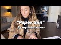 &quot;paper thin&quot; a song by my subscribers &amp; I