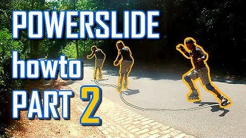 INLINE SKATING POWERSLIDE TUTORIAL. PART 2. Backwards powerslide [2018]