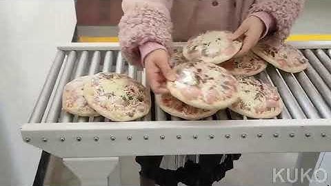 High Speed Pizza Cake Continuous Motion Shrink Package Wrapping Machine