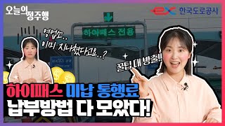 📢하이패스 미납통행료 납부하는 꿀팁🍯 알려드립니다!! ✨