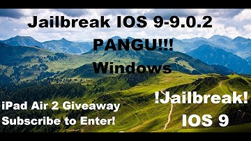 How to Jailbreak IOS 9-9.0.2!