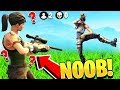 NOOB FORTNİTE OYNARSA ! (İLK FORTNİTE VİDEOM)