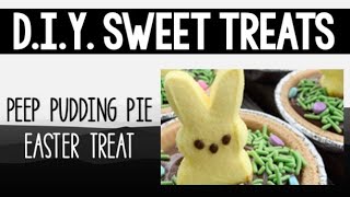 Easy Peep Pudding Pie