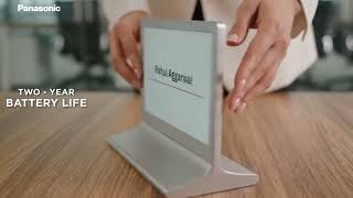 Panasonic eSignCard | Digital Name Tags for Smart Meeting Rooms | Go Paperless