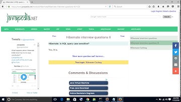 Hibernate: Is HQL query case sensitive? | javapedia.net