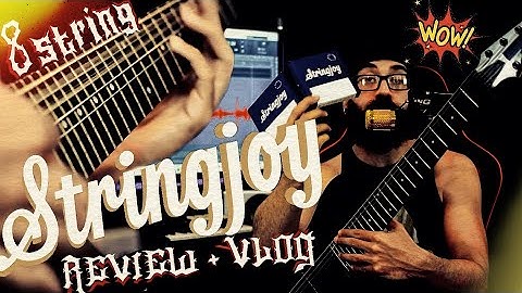Stringjoy 8 String Guitar 10/80 Set [Review / Vlog]