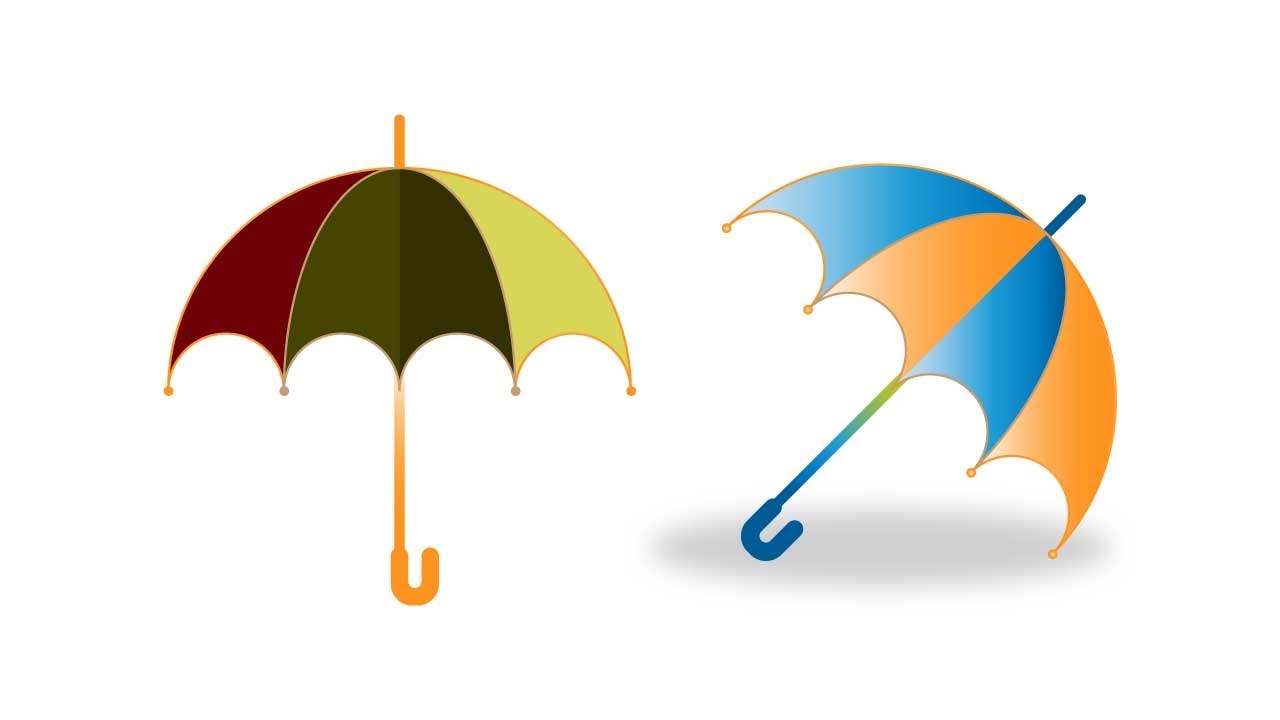 How to create an Umbrella essay step by step in Illustrator Graphics