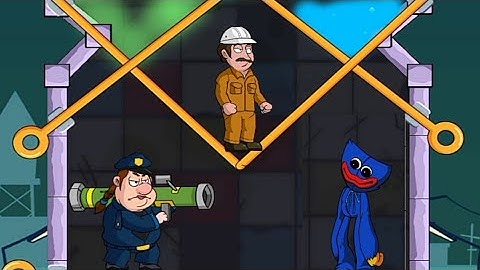 Squid Pin - Gameplay Walkthrough Part 1All Levels 80-99 (Android,iOS) Squid Pin 3D Huggy Walkthrough