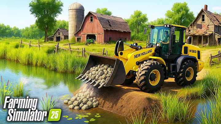 I spent 365 days rebuilding the farm with a truck and a chainsaw! Farming Simulator 25